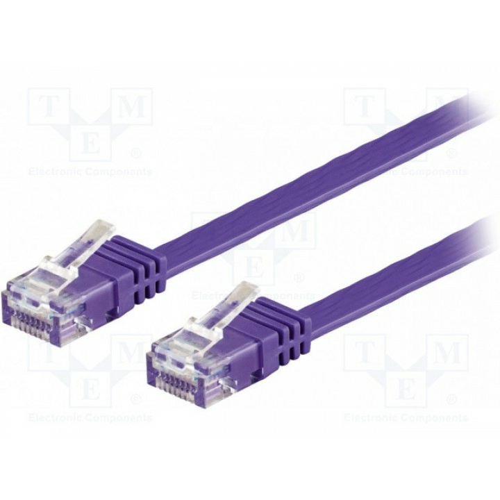 Patch cord U/UTP 6 многопров Cu Goobay 96399 (F.U-UTP6-CU-005VI)