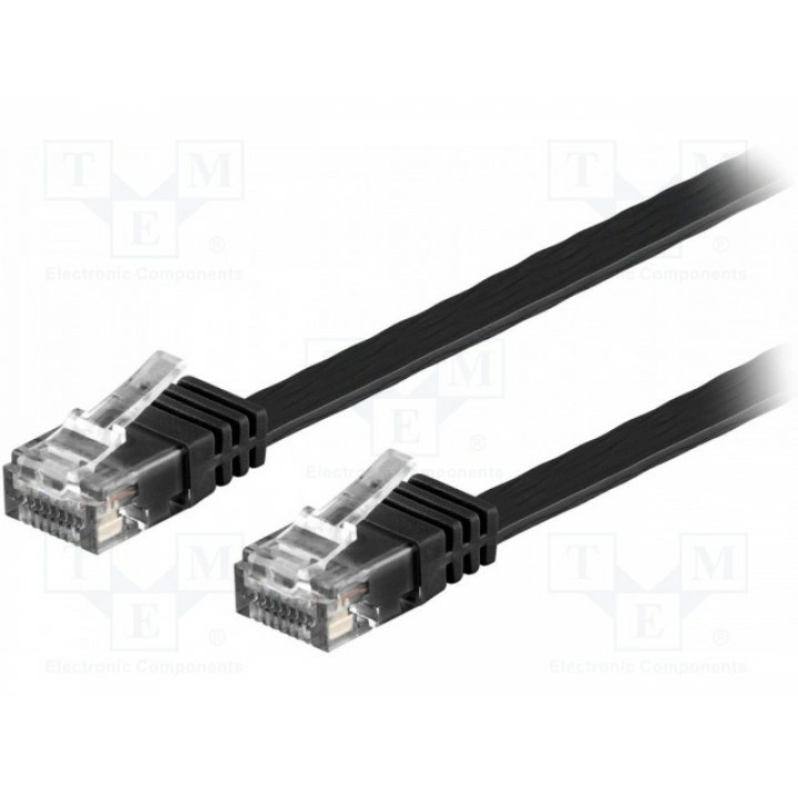 Patch cord U/UTP 6 многопров Cu Goobay 95382 (F.U-UTP6-CU-015BK)