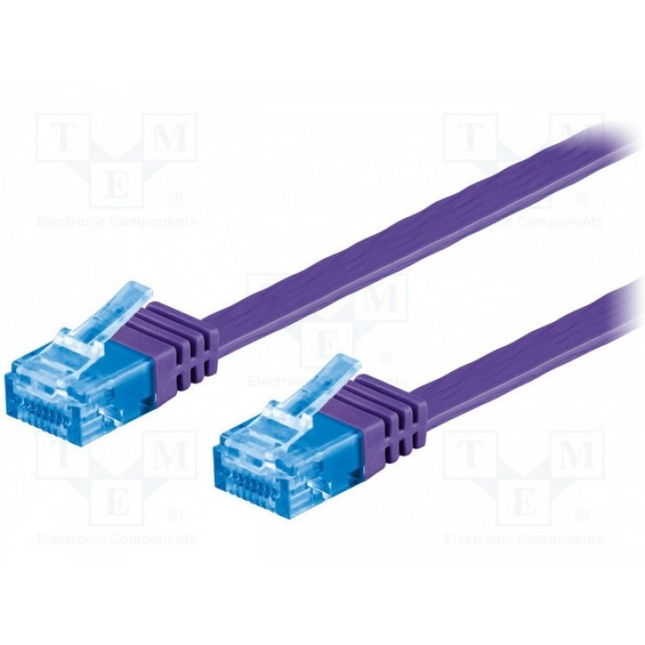 Patch cord U/UTP 6a многопров Cu Goobay 96324 (F.U-UTP6A-CU-020VI)