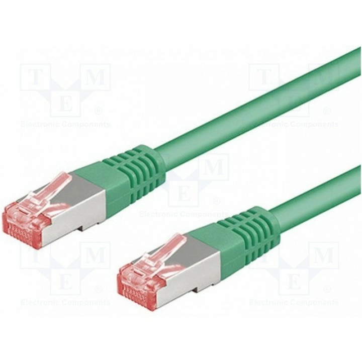 Patch cord S/FTP 6a многопров Cu Goobay 93816 (S-FTP6A-CU-050GR)