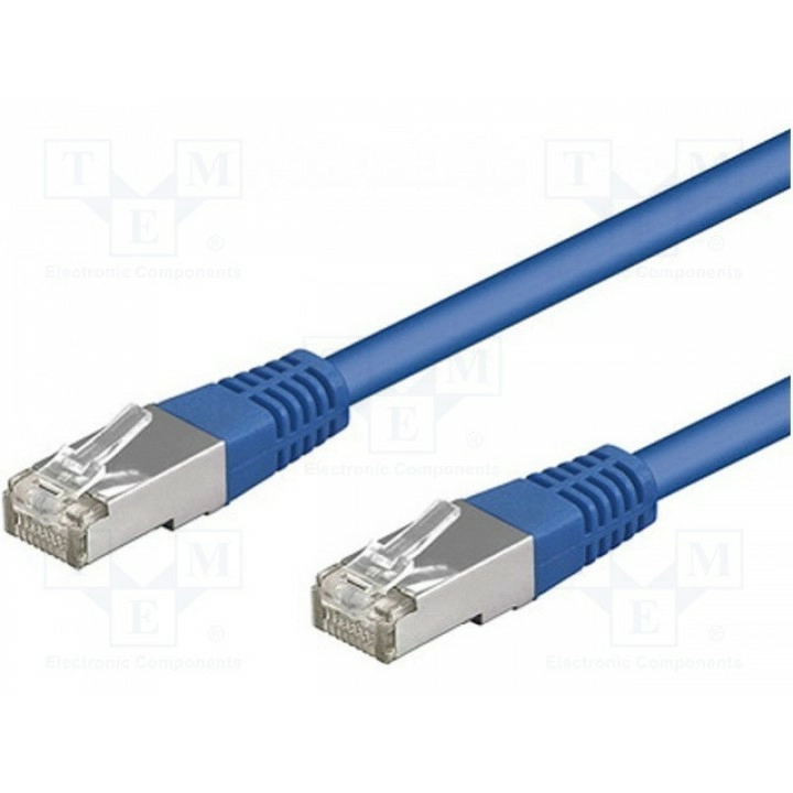 Patch cord SF/UTP 5e многопров CCA Goobay 68061 (SF-UTP5-CCA-200BL)