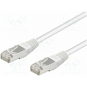 Patch cord SF/UTP 5e многопров CCA Goobay SF-UTP5-CCA-500WH
