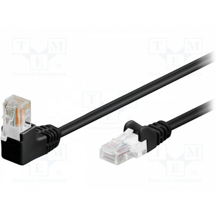 Patch cord U/UTP 5e многопров CCA Goobay 94169 (U-UTP5-90-002BK)
