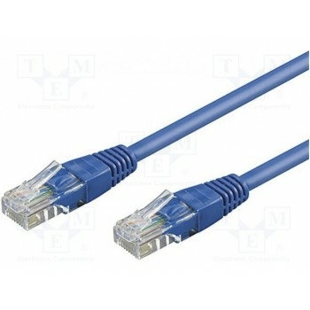 Patch cord U/UTP 5e многопров CCA Goobay U-UTP5-CCA-005BL