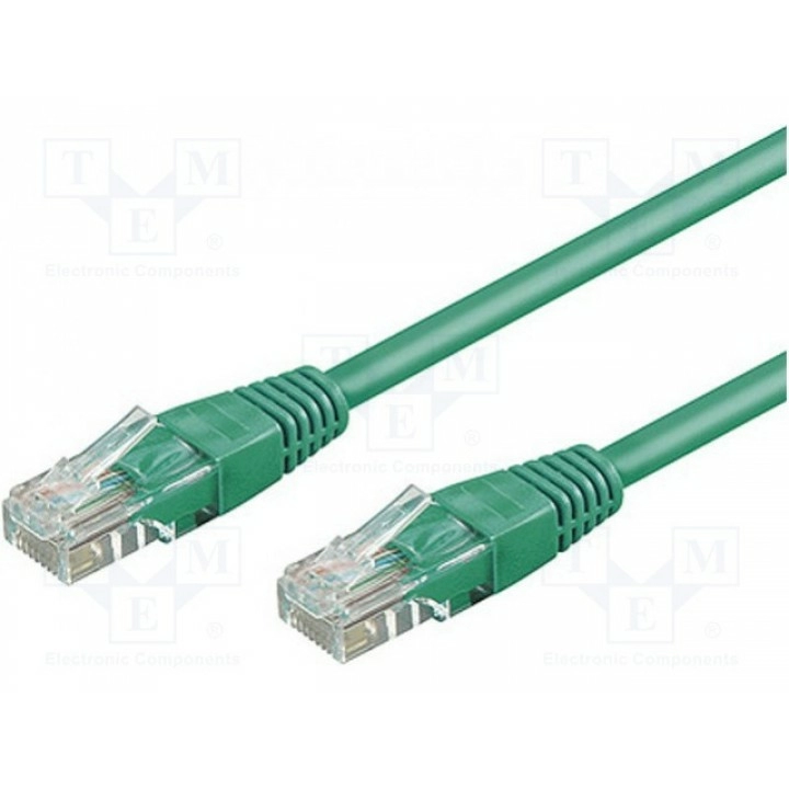 Patch cord U/UTP 5e многопров DIGITUS DK-1511-020G (U-UTP5-CU-020GR)