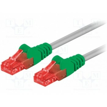 Patch cord U/UTP 6 многопров Goobay U-UTP6-CCA-002GRGY