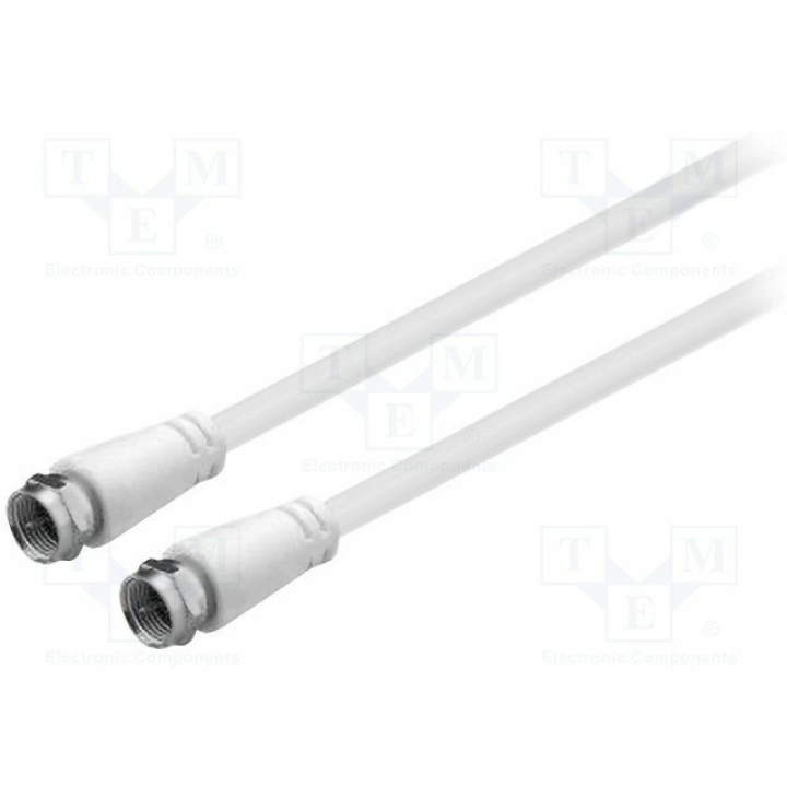 Кабель Goobay 58818 (A+-SAT-M-M-0500-WH)