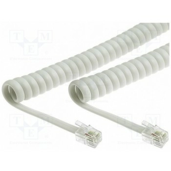 Кабель соединительный телефонный BQ CABLE TEL-4C-01T-WH