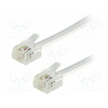 Кабель соединительный телефонный BQ CABLE TEL-RJ11-WH-01