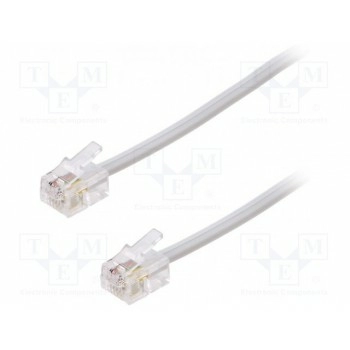 Кабель соединительный телефонный BQ CABLE TEL-RJ11-WH-03