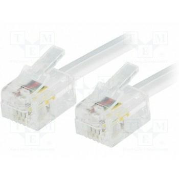 Кабель соединительный телефонный BQ CABLE TEL-RJ11-WH-07