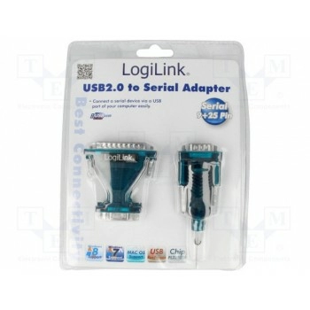 Адаптер USB-RS232 LOGILINK UA0042A
