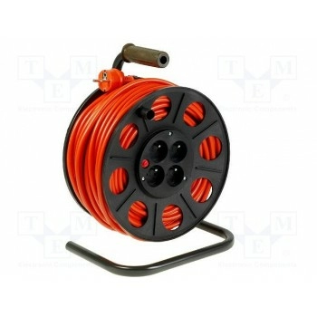 Сетевой удлинитель на катушке Гнезда 4 JONEX PS-B2T-50-1.5