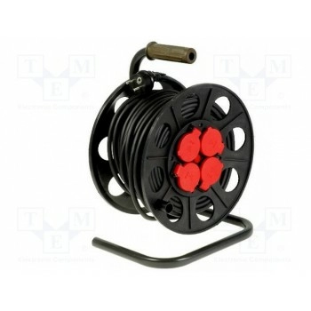 Сетевой удлинитель на катушке Гнезда 4 JONEX PS-BTG-IP44-25-2.5