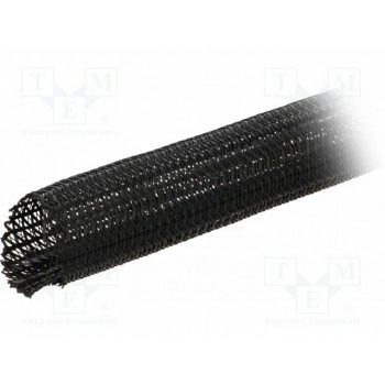 Оплетка полиэфирная ALPHA WIRE G1303-4-BK005