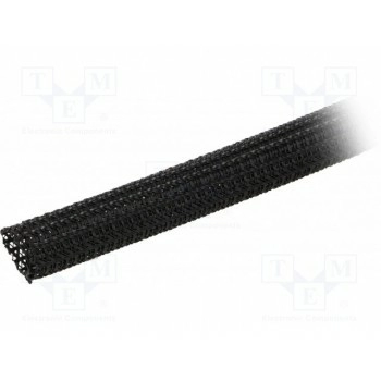 Оплетка полиэфирная ALPHA WIRE G1303-8-BK007