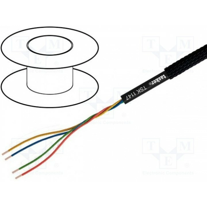 Провод наушников многопров 4x008мм2 TASKER TSK1147 (TAS-TSK1147)