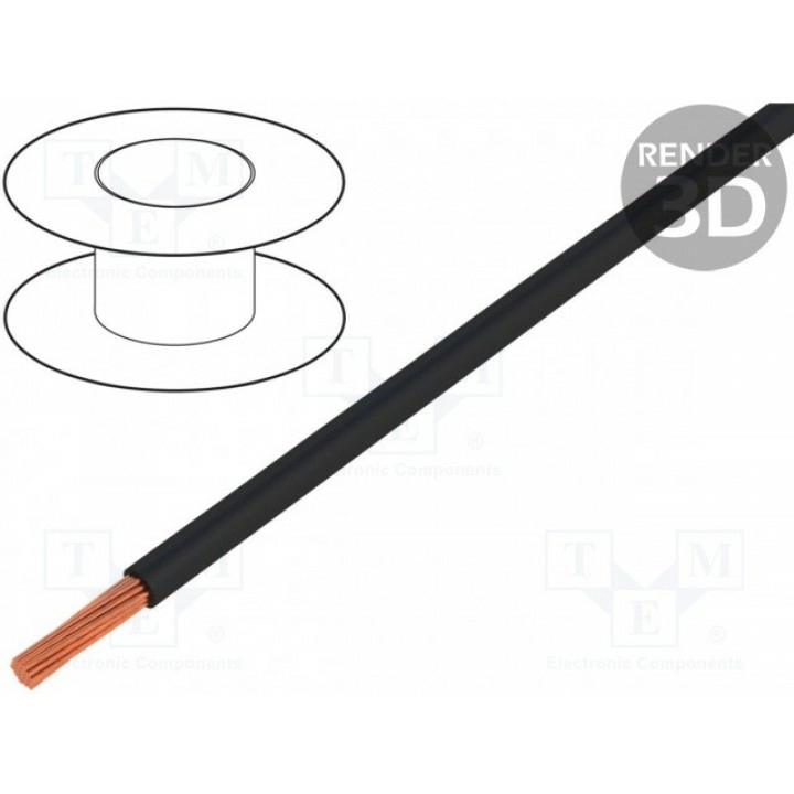 Провод FLRYW-B многопров Cu 035мм2 BQ CABLE FLRYW-B0.35-BK (FLRYW-B0.35-BK)