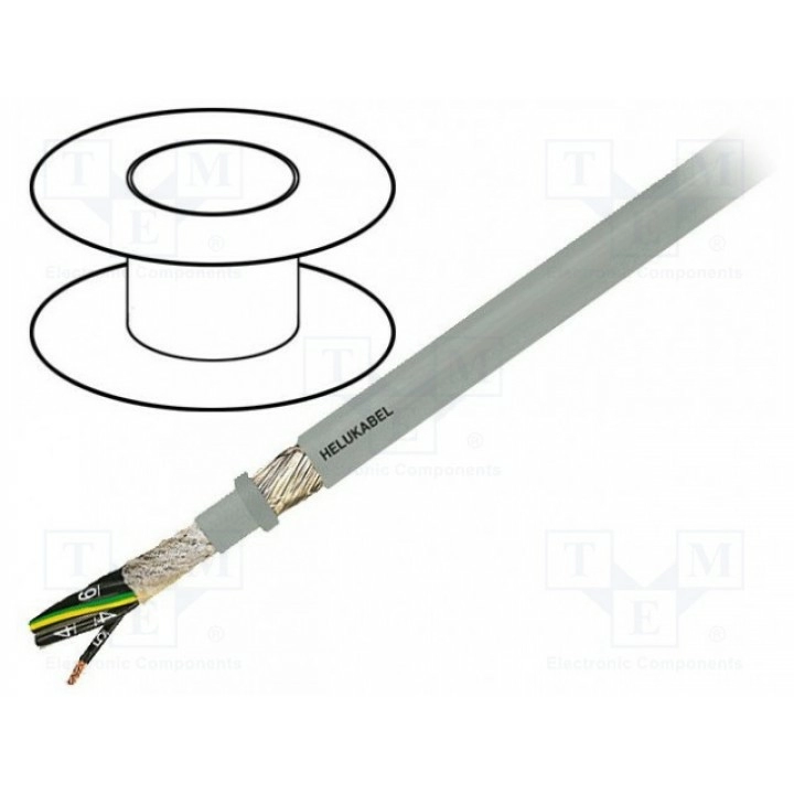 Провод управления JZ-HF-CY 4G6мм2 HELUKABEL 15158 (JZ-HF-CY4G6)