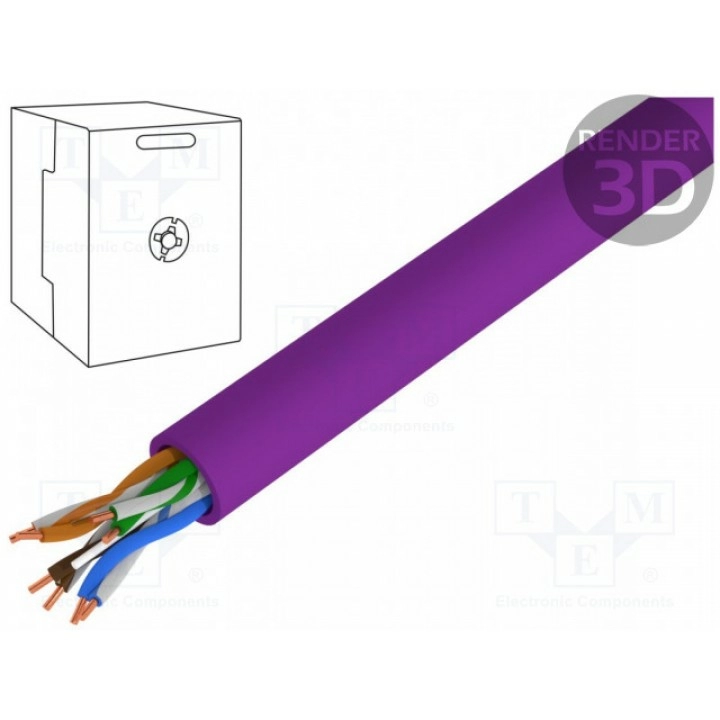 Провод U/UTP Ethernet промышленный DIGITUS DK-1613-VH-305-P (DK-1613-VH-305-P)