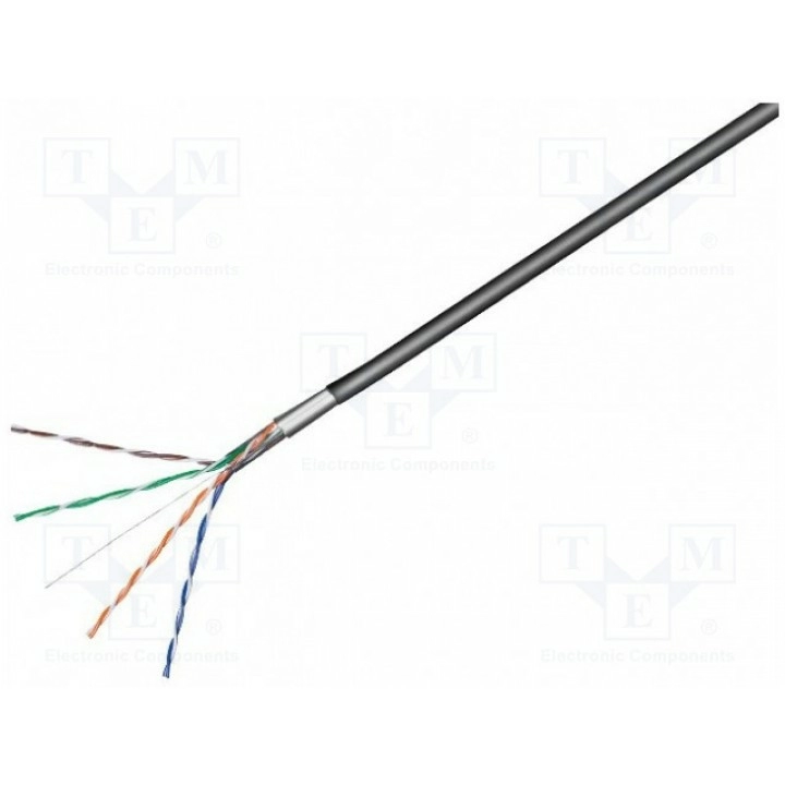 Провод F/UTP 5e Goobay 57294 (F-UTP5-SCCA-100-O)