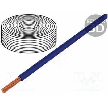 Провод LifY многопров Cu 1x6мм2 HELUKABEL LIFY-6.00MM2-BL
