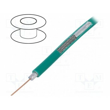 Провод коаксиальный RG59 1x75Ом однопров TELESTE RG59-CU-GR