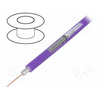 Провод коаксиальный RG59 1x75Ом TELESTE RG59-CU-VI