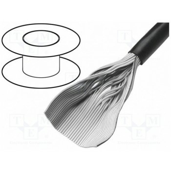 Провод плоский круглая 127мм AMPHENOL SPECTRA-STRIP 159-2801-010