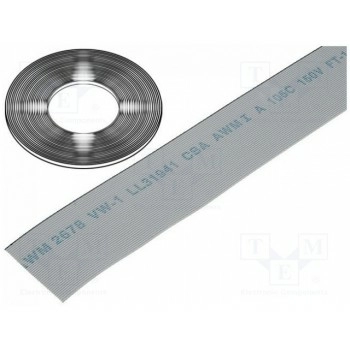 Провод плоский плоская 0635мм AMPHENOL SPECTRA-STRIP 191-3003-040