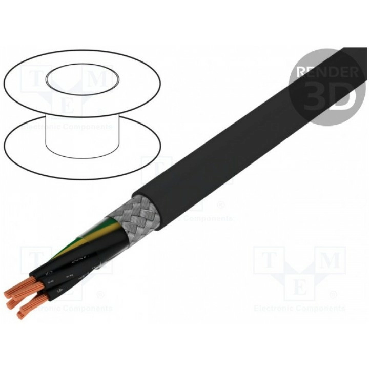 Провод LAPP KABEL 1136515 (CL115CY-BK-5G0.5)