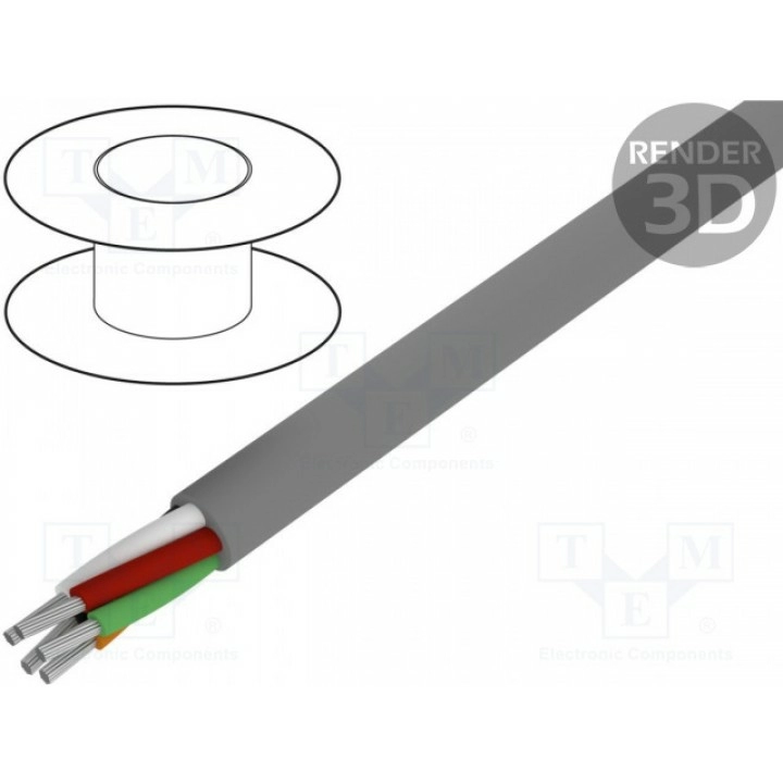 Провод ALPHA WIRE 18965C SL005 (1896-5C-SL005)