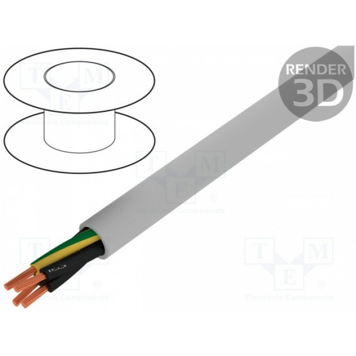 Провод многопров Cu HELUKABEL 10123 (JZ500-4X2.5)