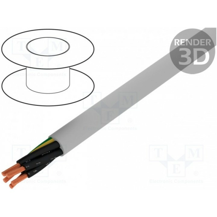 Провод многопров Cu HELUKABEL 23376 (JZ500-PUR-5G2.5)