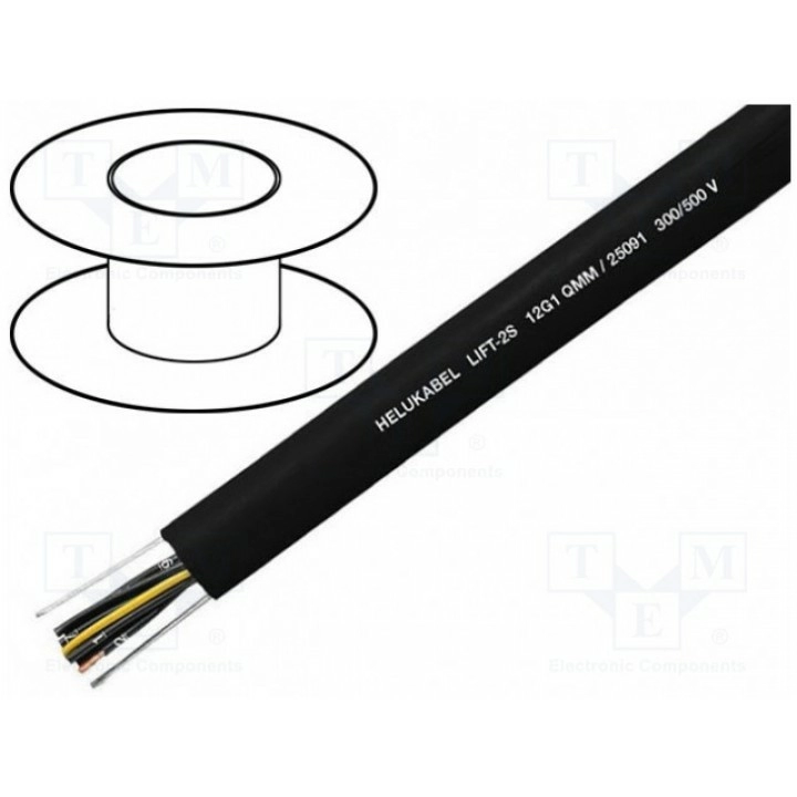 Провод многопров Cu HELUKABEL 25095 (LIFT-2S-8X1.5)