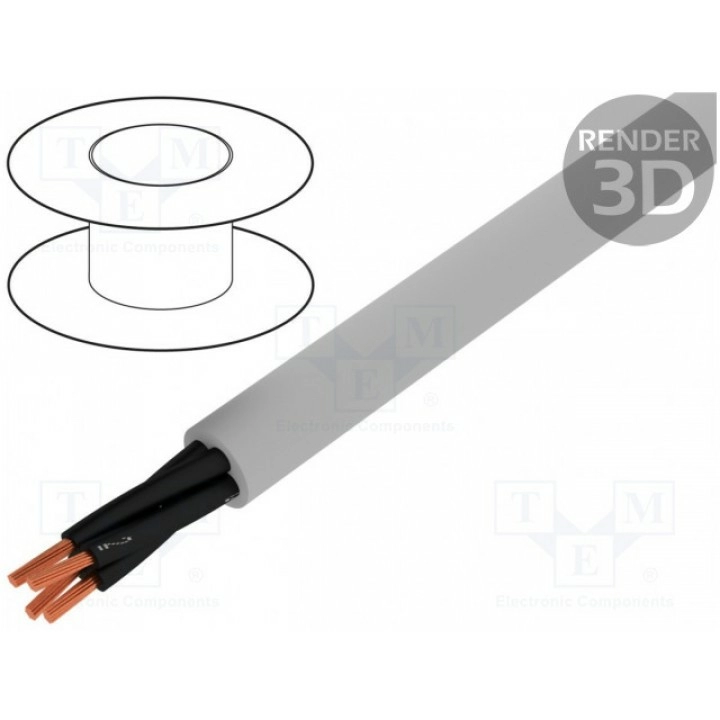 Провод многопров Cu HELUKABEL 10124 (OZ500-4X2.5)