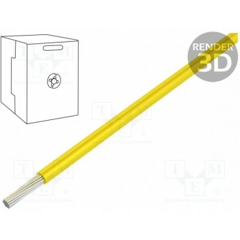 Провод MIL-W-16878/6 (Type ET) ALPHA WIRE 2844-19-YL001