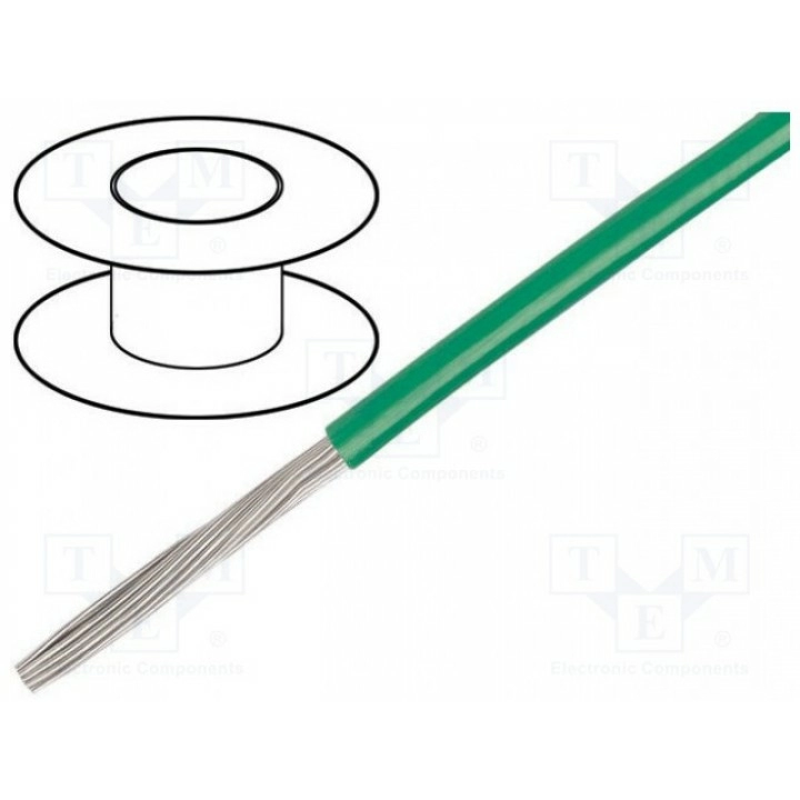 Провод EcoGen™EcoWire®UL AWM 11028 ALPHA WIRE 6710 GR005 (6710-GR005)