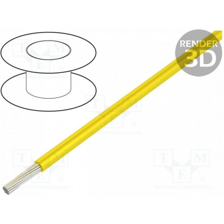 Провод EcoGen™EcoWire®UL AWM 11028 ALPHA WIRE 6711 YL001 (6711-YL001)