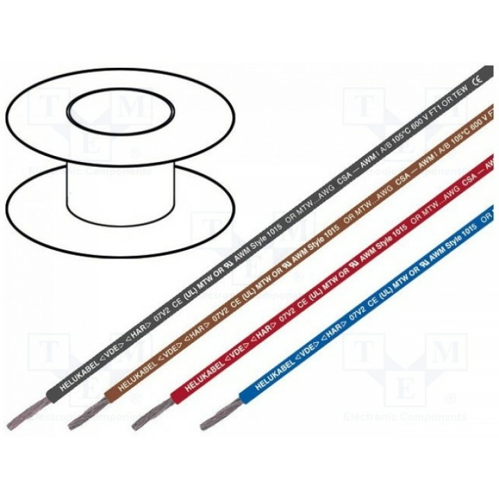 Провод UL1015H07V2-K многопров Cu HELUKABEL 64158 (H07V2-K400BR)