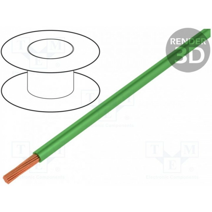 Провод LgY многопров Cu 035мм2 BQ CABLE LGY0.35-GR (LGY0.35-GR)