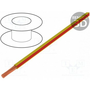Провод LgY многопров Cu 1мм2 BQ CABLE LGY1.0-YL-RD