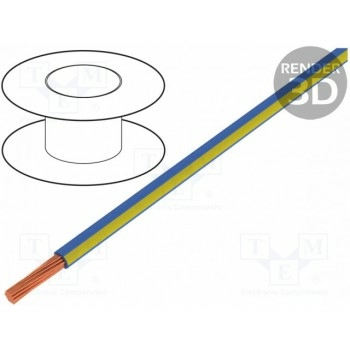 Провод LgY многопров Cu 15мм2 BQ CABLE LGY1.5-BL-YL
