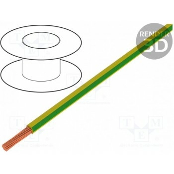 Провод LgY многопров Cu BQ CABLE LGY1.5-YL-GR