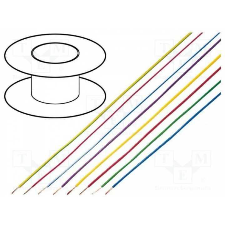Провод LiYv многопров Cu 075мм2 HELUKABEL 26465 (LIY0.75-DB)