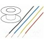 Провод UL1007 многопров Cu 28AWG POLOLU STRANDED WIRE: BLUE, 28 AWG, 90 (POLOLU-2616)