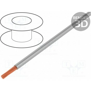 Провод TLY многопров Cu 022мм2 серый TECHNOKABEL TLY-0.22-GY