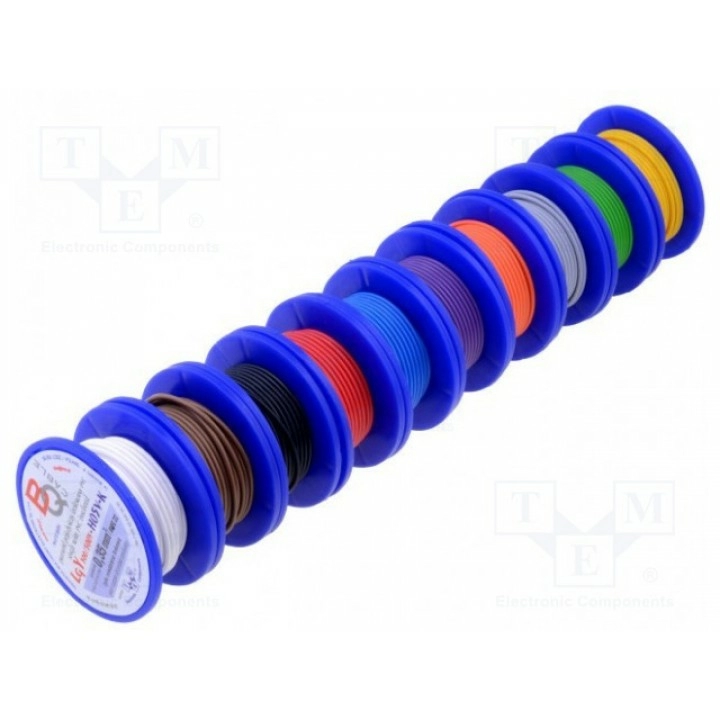 Провод TLY многопров Cu BQ CABLE TLY-SET0.1210 (TLY-SET0.12-10)