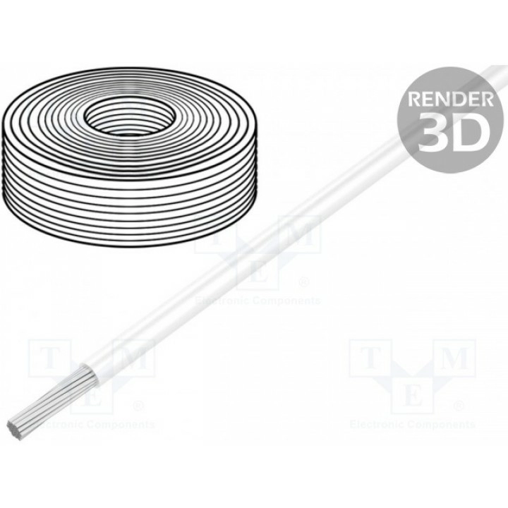 Провод SiF многопров Cu 025мм2 HELUKABEL 23205 (SIF0.25-WH)