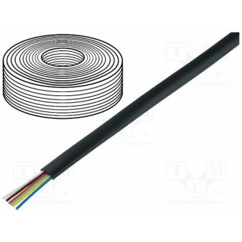 Провод телефонный Goobay TEL-006CCA-BK-100